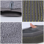 Guante de masaje para mascotas en color gris talla única